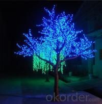 LED Artifical Peach Tree Lights Flower String Christmas Festival Decorative Light Pink/Purple/RGB 208W CM-SLFZ-3456L3 System 1