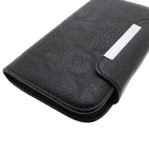 Hiht Quality Wallet Pouch Luxury PU Leather Case Cover for Samsung Galaxy S3 (I9300) Black