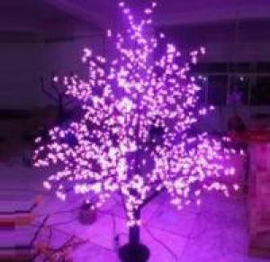 LED Tree Light Peach Flower String Christmas Festival Decorative Light Pink/Purple/RGB 93W CM-SLP-1536L3