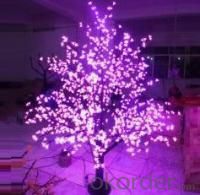 LED Tree Light Peach Flower String Christmas Festival Decorative Light Pink/Purple/RGB 93W CM-SLP-1536L3