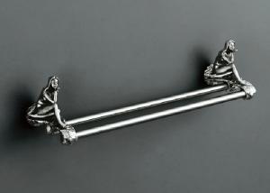 Artistic Bath Accessories Can Be Collection Silver Double Towel Bar