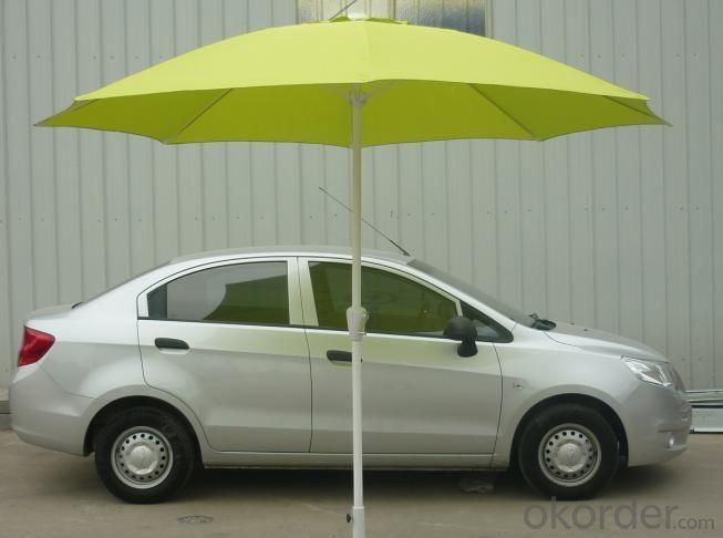 Hot Selling Outdoor Market Umbrella Green Offset Umbrella 160g Polyester System 1