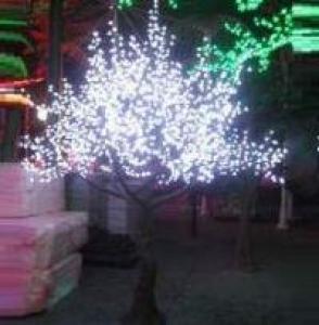 LED Artifical Cherry Tree Lights Flower String Christmas Festival Decorative LightRed/Yellow 152W CM-SLFZ-2520L1 System 1