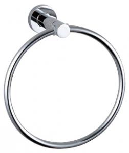 Luxury Bath Accessories Modern Chrome-plated Towel Ring System 1