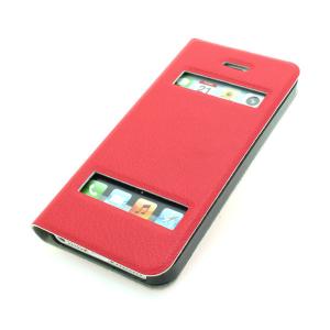 2014 Hot From China Exporter For iPhone 5 5s 5g 5gs S View Open Window Auto Wake Sleep Smart Cover Flip Case Red Multi Colors