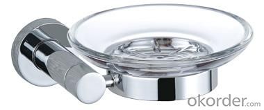 Luxury Bath Accessories Modern Chrome-plated Soap Dish Holder System 1