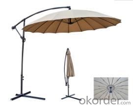 Hot Selling Outdoor Market Umbrella Glass Fiber Offset Umbrella 160g Polyester System 1