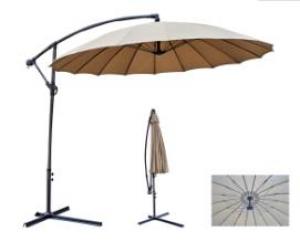 Hot Selling Outdoor Market Umbrella Glass Fiber Offset Umbrella 160g Polyester