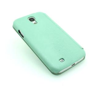 Green Luxury PU Leather Case For Samsung Galaxy S4 (I9500) Wallet Pouch Cover System 1