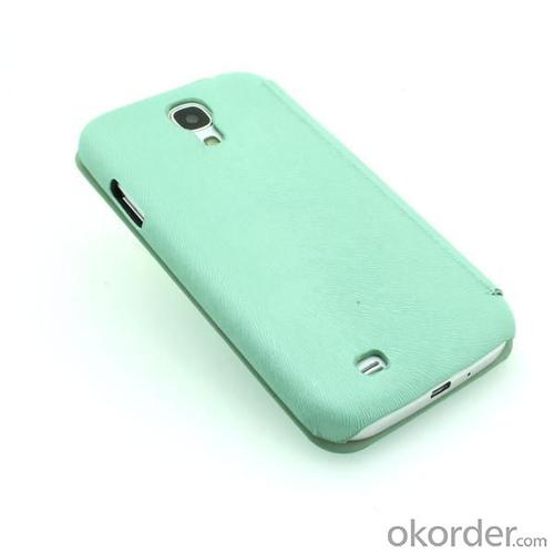 Green Luxury PU Leather Case For Samsung Galaxy S4 (I9500) Wallet Pouch Cover System 1