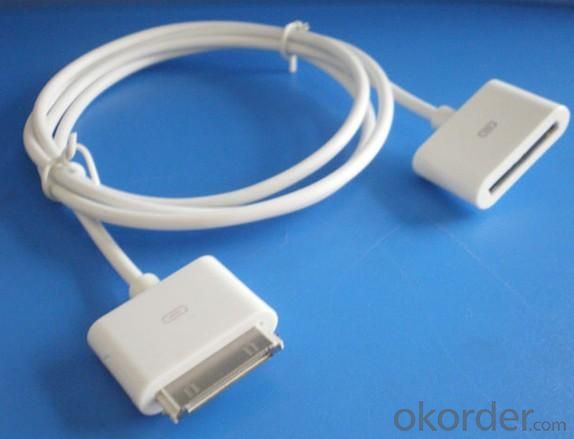 8 pins extendable cable for apple iPhone 4/4GS IPAD2 iPhone3G/3GS iPod touch iPod classic iPod nano System 1