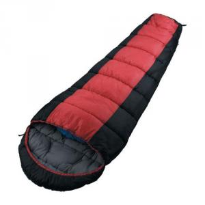 High Quality Outdoor Product Polyester Red And Black Sleeping Bag
