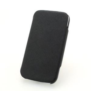 360 Rotary Luxury PU Leather Stand Case Cover for Samsung Galaxy S4 (I9500) Black