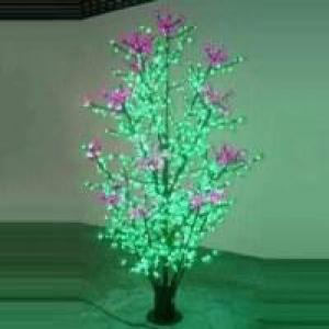 LED Clove Tree String Christmas Festival Light Green Leaves+ Pink/Purple Flowers 87W CM-SL-1140L