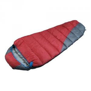 High Quality Outdoor Product Polyester Red And Gray Sleeping Bag System 1