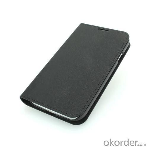 High Quality PU Leather Stand Case for Samsung Galaxy S4 (I9500) Wallet Pouch Luxury Cover Black System 1