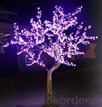 LED Artifical Cherry Tree Lights Flower String Christmas Festival Decorative Blue/Green/White 93W CM-SLFZ-1536L2 System 1