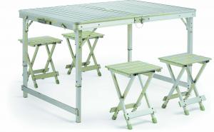 Hot Selling Outdoor Furniture Economic Full Aluminum Picnic Table System 1