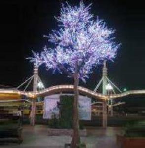 LED Artifical Peach Tree Lights Flower String Christmas Festival Decorative Blue/Green/White 752W CM-SLFZ-12528L2 System 1