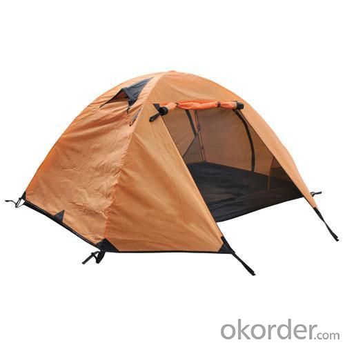 High Quality Outdoor Product 210T Polyester Orange Camping Tent System 1