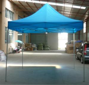 Hot Selling Outdoor Market Umbrella Full Iron Folding Light Blue Tent System 1