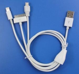3 in 1 Chager Cable USB TO IPHONE4 /IPHONE5 lightning / MICRO USB