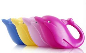 High Quality Outdoor Product Four Colors Dolphin Shape Watering Can