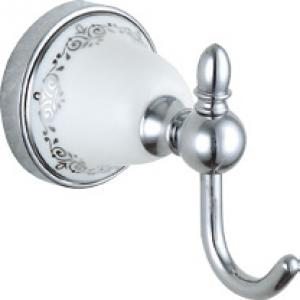 Luxury Bath Accessories Classical With Ceramic Robe Hook System 1