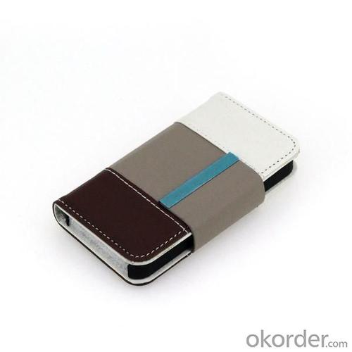 Wallet Pouch Luxury PU Leather Case Cover for iPhone4/4S Colourful System 1