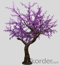 LED Artifical Cherry Tree Lights Flower String Christmas Festival Decorative Light Pink/Purple/RGB 116W CM-SLFZ-1920L3 System 1