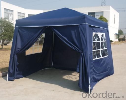 Hot Selling Outdoor Market Umbrella Full Iron Folding Oblique Feet Tent System 1