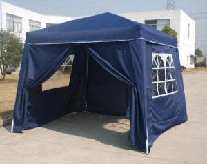 Hot Selling Outdoor Market Umbrella Full Iron Folding Oblique Feet Tent System 1