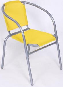 Hot Selling Outdoor Furniture Classical Yellow Steel Leisure Chair