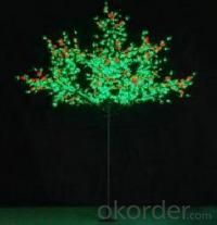 LED Fruit Tree String Christmas Festival Light Green Leaves+ Ograne 139W CM-SLF-2304Lo System 1