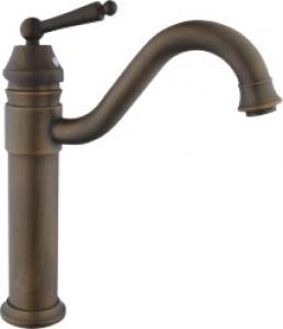 Single Handle Bathroom Faucet Antique Color  Spout Shape Basin Mixer System 1