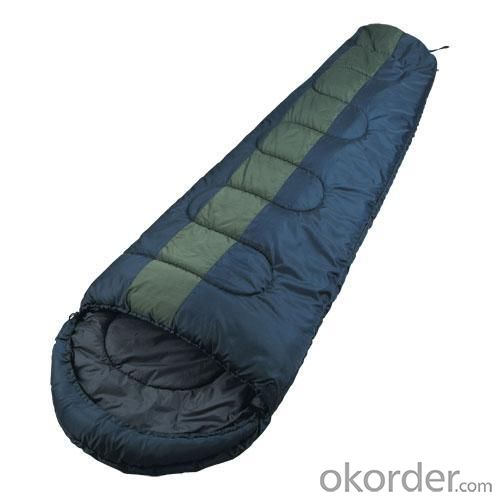 High Quality Outdoor Product Nylon Ripstop Dark Blue Waterproof Sleeping Bag System 1