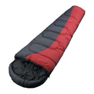 High Quality Outdoor Product Nylon Ripstop Red And Black Waterproof Sleeping Bag