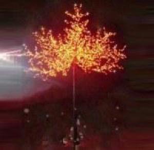 LED Tree Light Peach Flower String Christmas Festival Decorative LightRed/Yellow 312W CM-SLP-5184L1 System 1