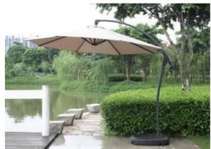 Hot Selling Outdoor Market Umbrella Light Color Offset Umbrella Polyester System 1