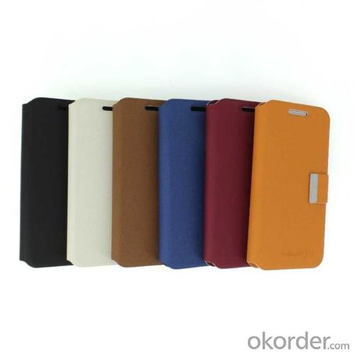 Luxury PU Leather Case for Samsung Galaxy S4 (I9500) Wallet Pouch Stand Cover White System 1