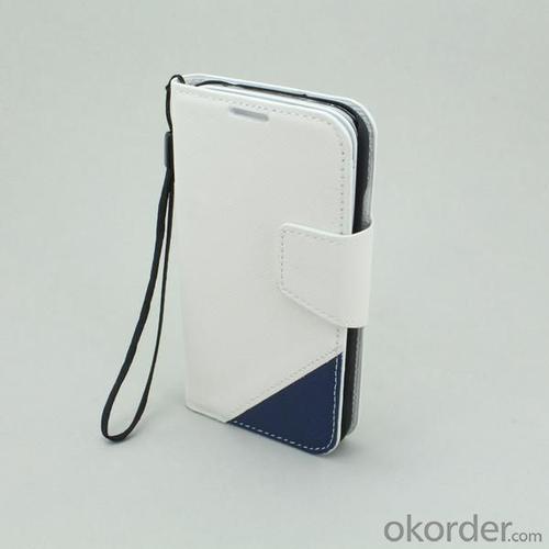 Wallet Pouch Luxury PU Leather Stand Book Style Case Cover for Samsung Galaxy S4 (I9500) White System 1