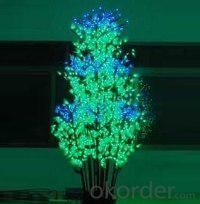 LED Clove Tree String Christmas Festival Light Green Leaves+ Pink/Purple Flowers 117W CM-SL-1944L System 1