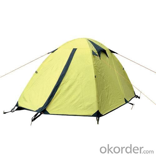 High Quality Outdoor Product 190T Polyester Light Color Camping Tent System 1