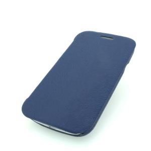 Luxury PU Leather Case for Samsung Galaxy S3 (I9300) Wallet Pouch Cover Blue System 1