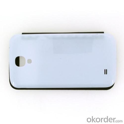 Front Hollow Luxury PU Leather Case Cover for Samsung Galaxy S4 (I9500) Black and White System 1