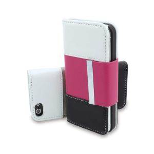 Lichee Pattern PU Leather Case Cover for iPhone4/4S Wallet Pouch Colourful System 1