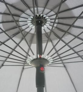 Hot Selling Outdoor Market Umbrella Glass Fiber And Aluminum Offset Umbrella Polyester