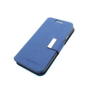 Wallet Pouch Luxury PU Leather Upstanding Case Cover for Samsung Galaxy S4 (I9500) Blue