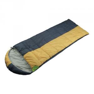 High Quality Outdoor Product Polyester Yellow And Gray Sleeping Bag