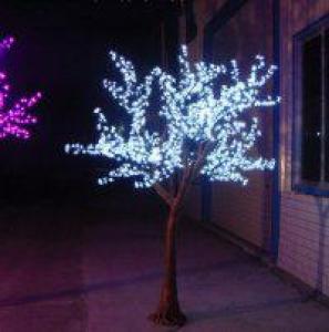 LED Artifical Redbud Tree Lights Flower String Christmas Festival Decorative LightRed/Yellow 93W CM-SLFZ-1536L1